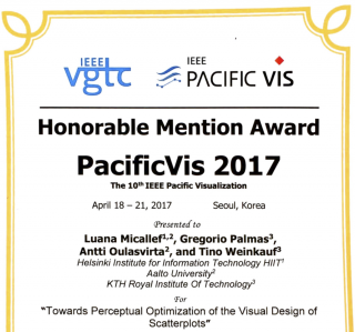 IEEE PacificVis 2017 Best Paper Honorable Mention Award